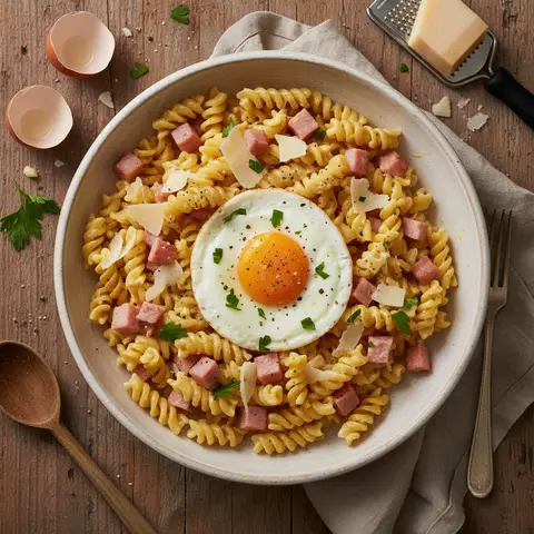 Simplified Carbonara Pasta