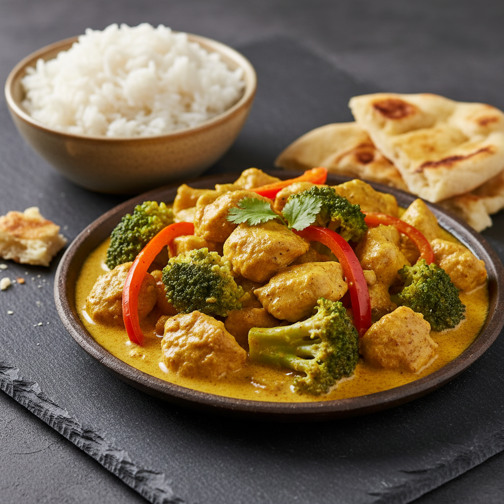 Curry de Poulet et Brocoli