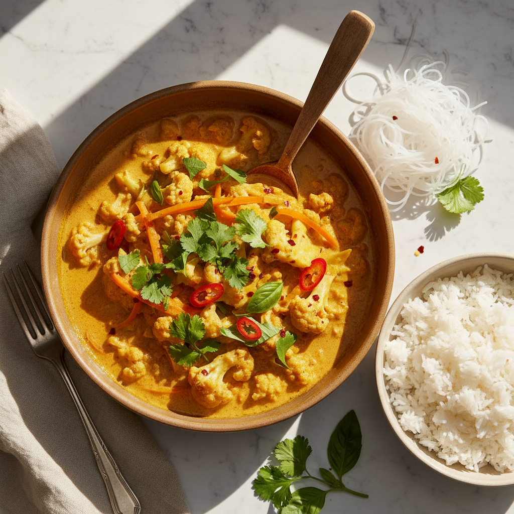 Curry de Chou-fleur Asiatique