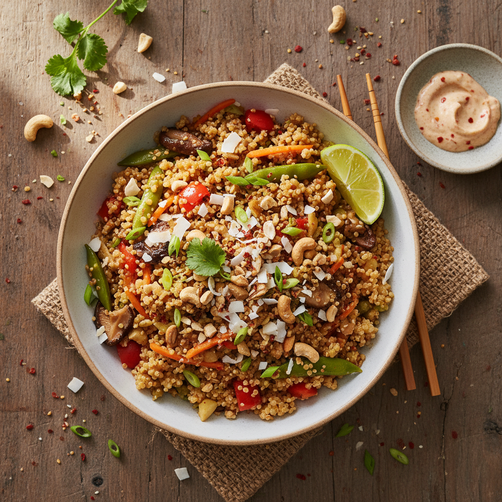 Riz aux Saveurs Asiatiques - Version Quinoa