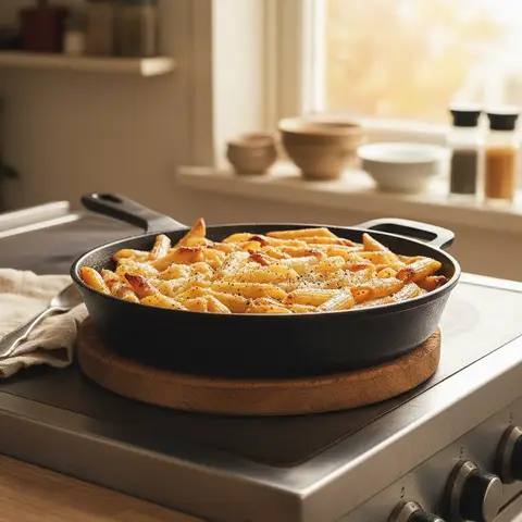 Baked Penne with Sugar and Butter