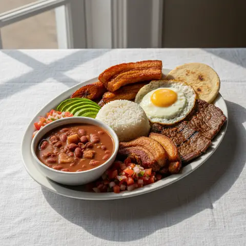 Kolumbianisches Bandeja Paisa