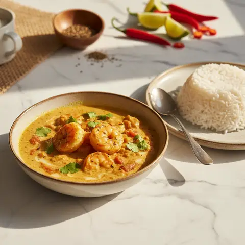 Quick Shrimp Curry
