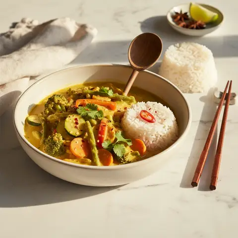 Coconut Curry with Vegetables