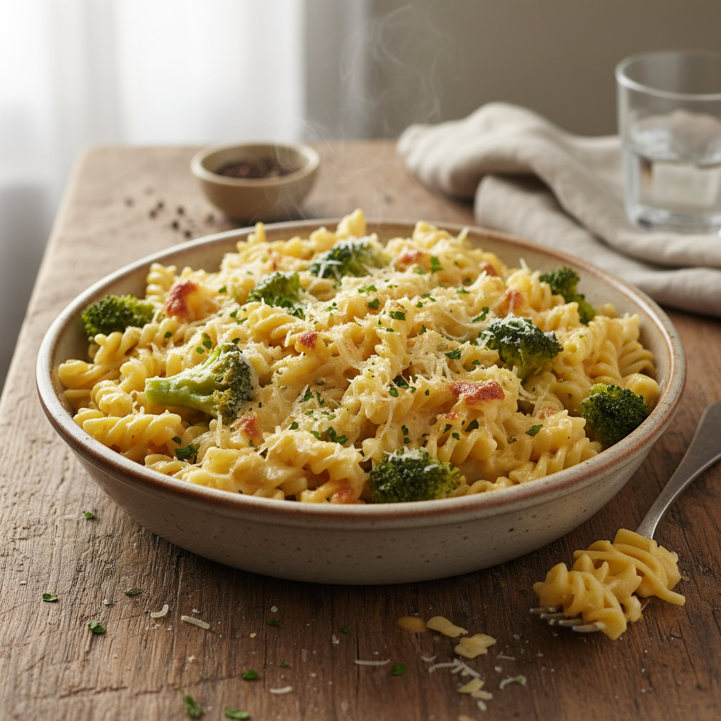 Pâtes au Gruyère et Brocoli