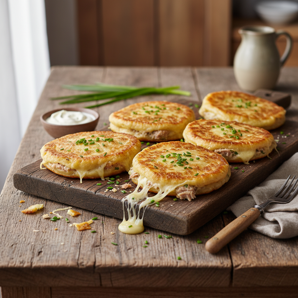 Galettes Thon-Fromage Croustillantes