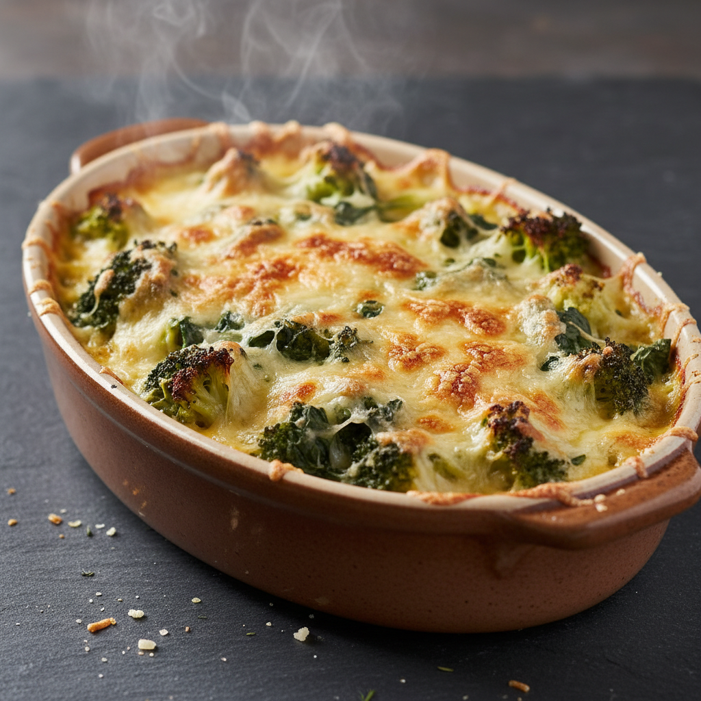 Gratin de Brocoli et Épinards