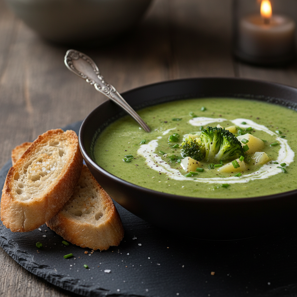 Soupe de brocoli et pomme de terre
