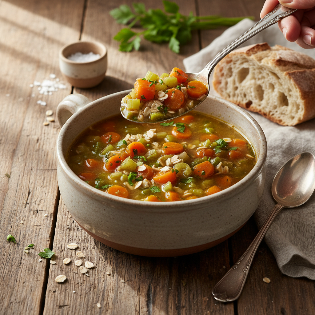 Soupe de Légumes à l'Avoine