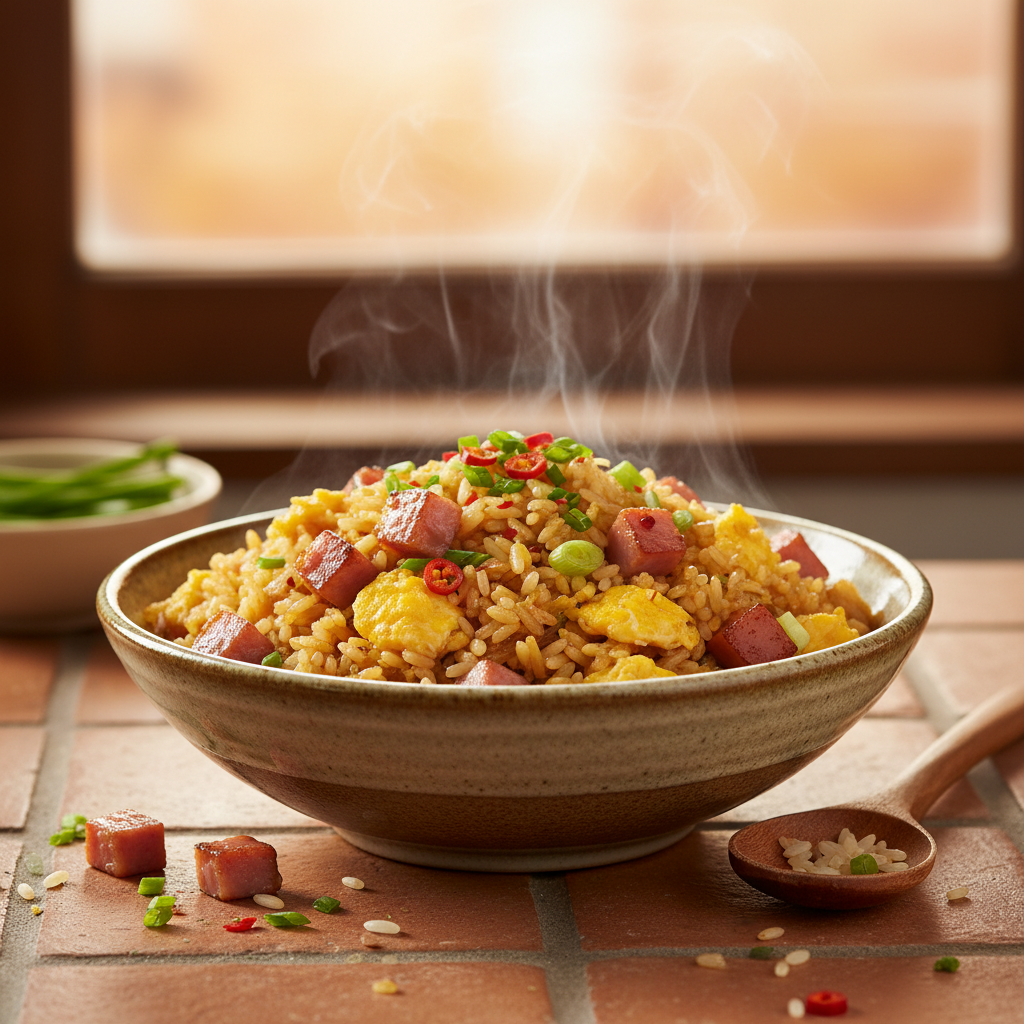 Riz Sauté au Jambon