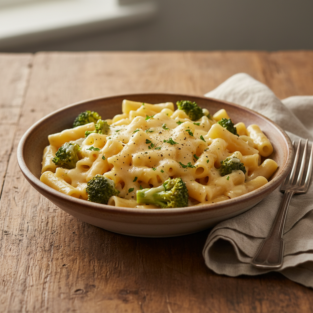 Pâtes au Gruyère et Brocoli