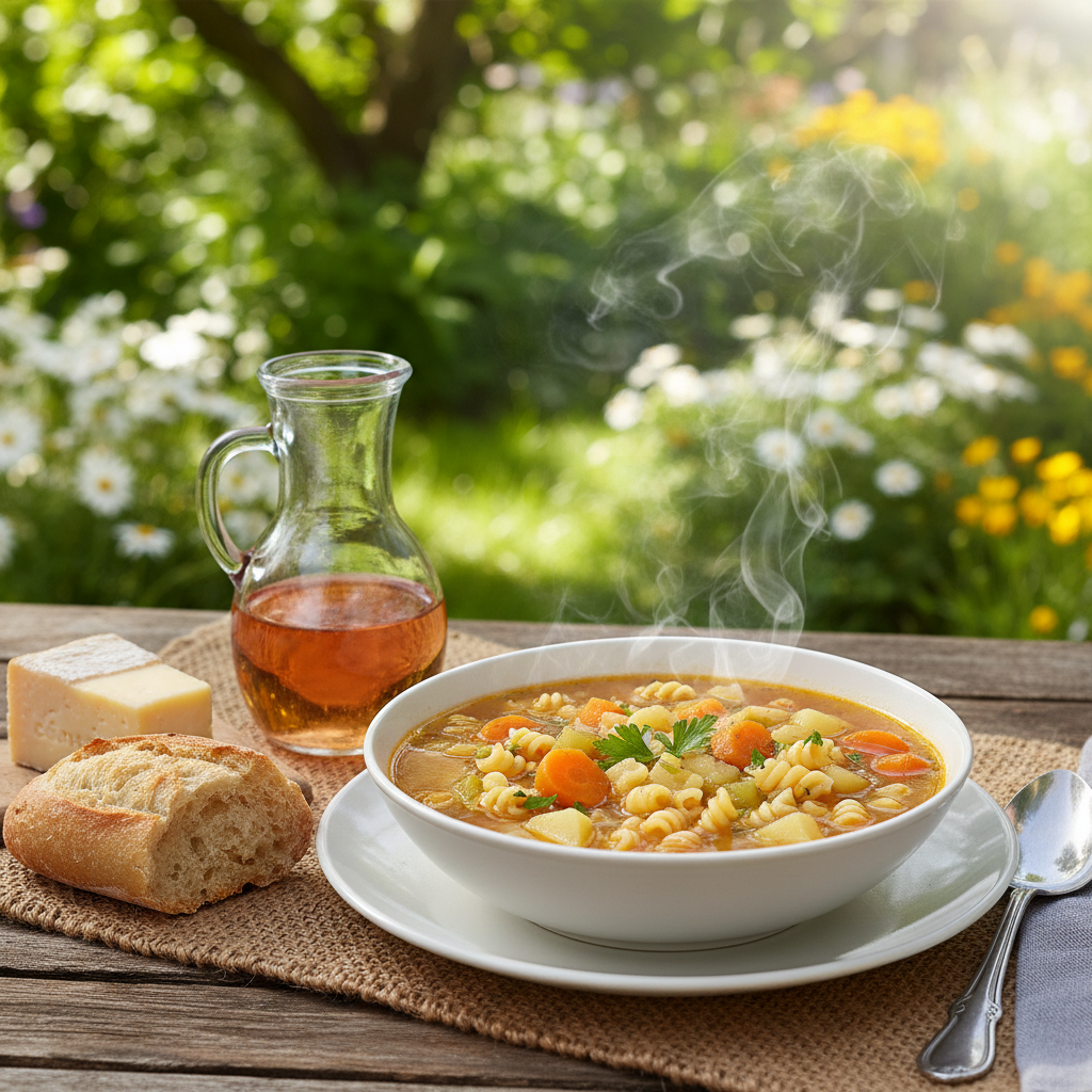 Soupe de Légumes et Pâtes