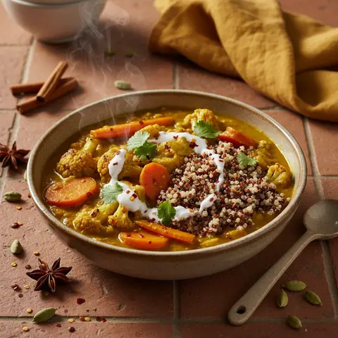 Gemüse-Curry mit Quinoa