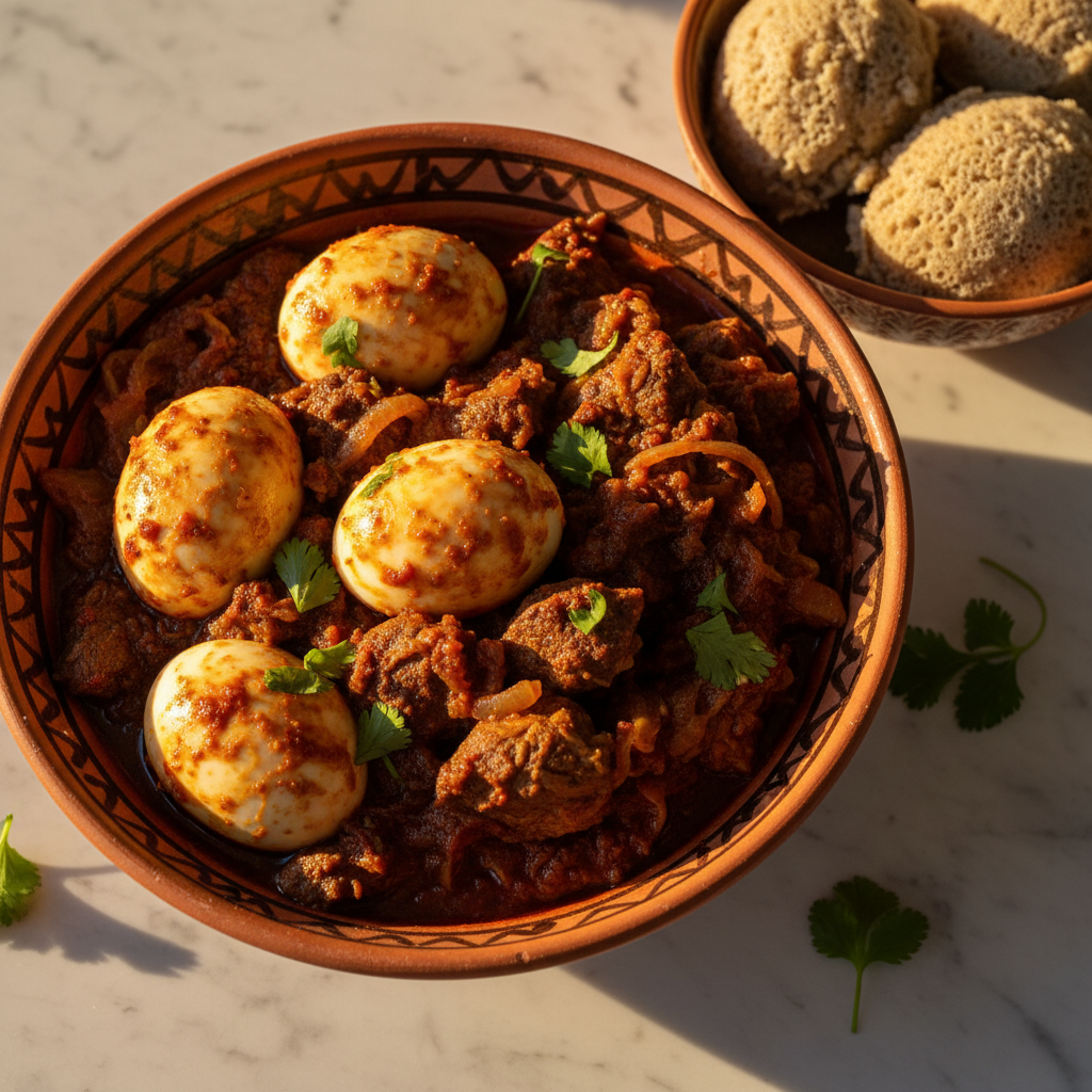 Doro Wat (Ragoût d'Agneau Éthiopien)