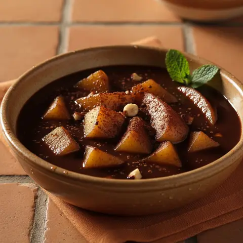Chocolate Fruit Soup