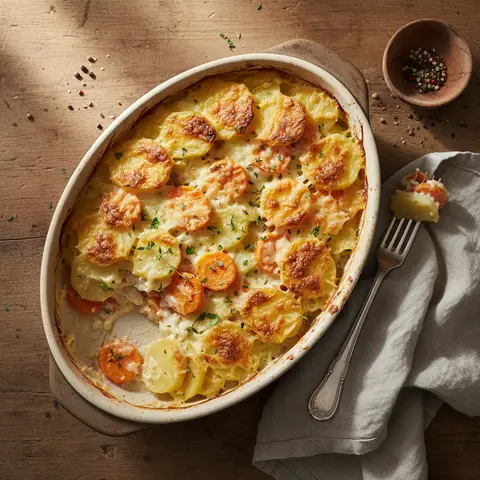 Potato and Carrot Gratin