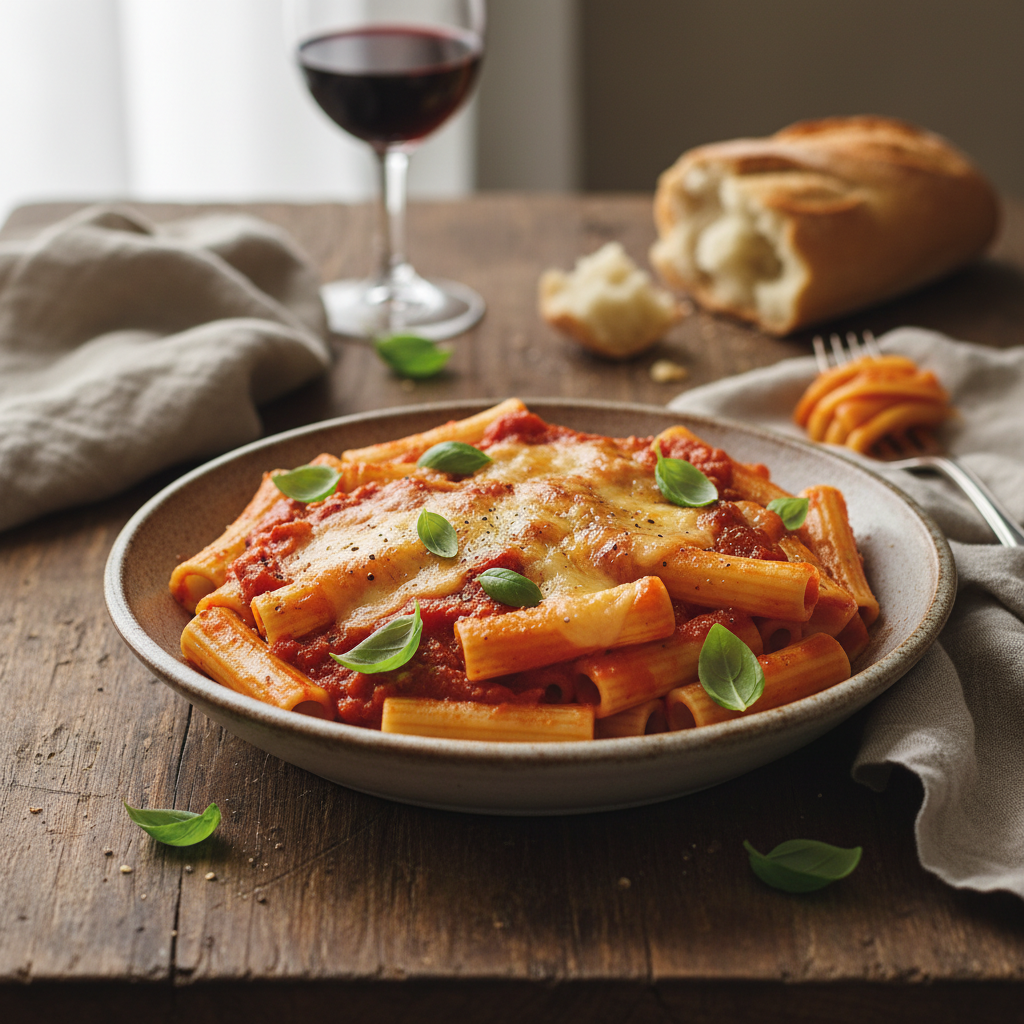 Pâtes à la Tomate et Comté