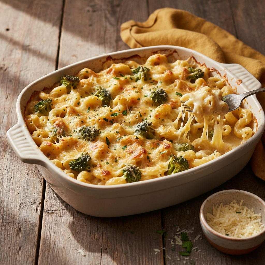 Pâtes au Gruyère et Brocoli