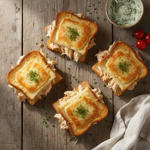 Chicken and Cheese Stuffed Sandwich Bread