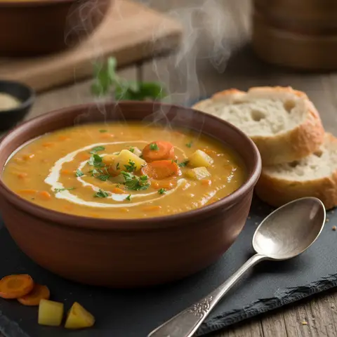 Comforting Carrot and Potato Soup