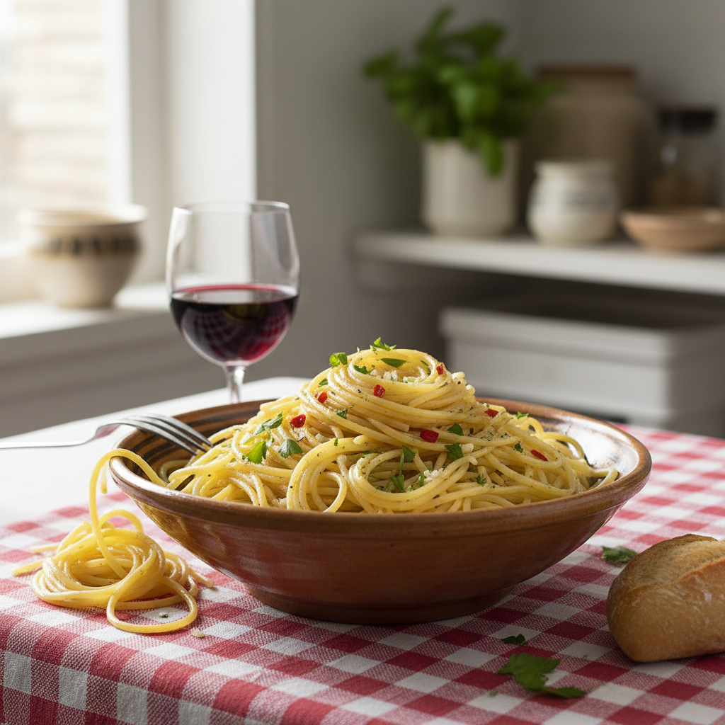 Pâtes Aglio e Olio