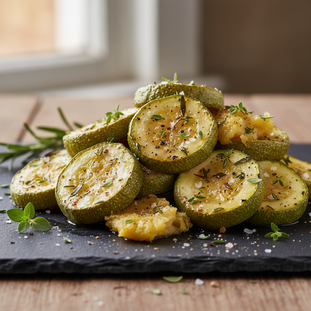 Courgettes Rôties au Four avec Herbes