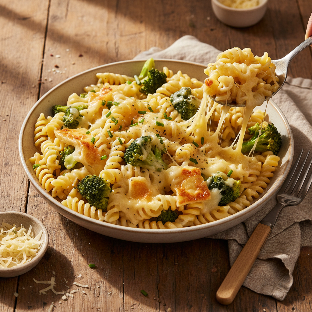 Pâtes au Gruyère et Brocoli