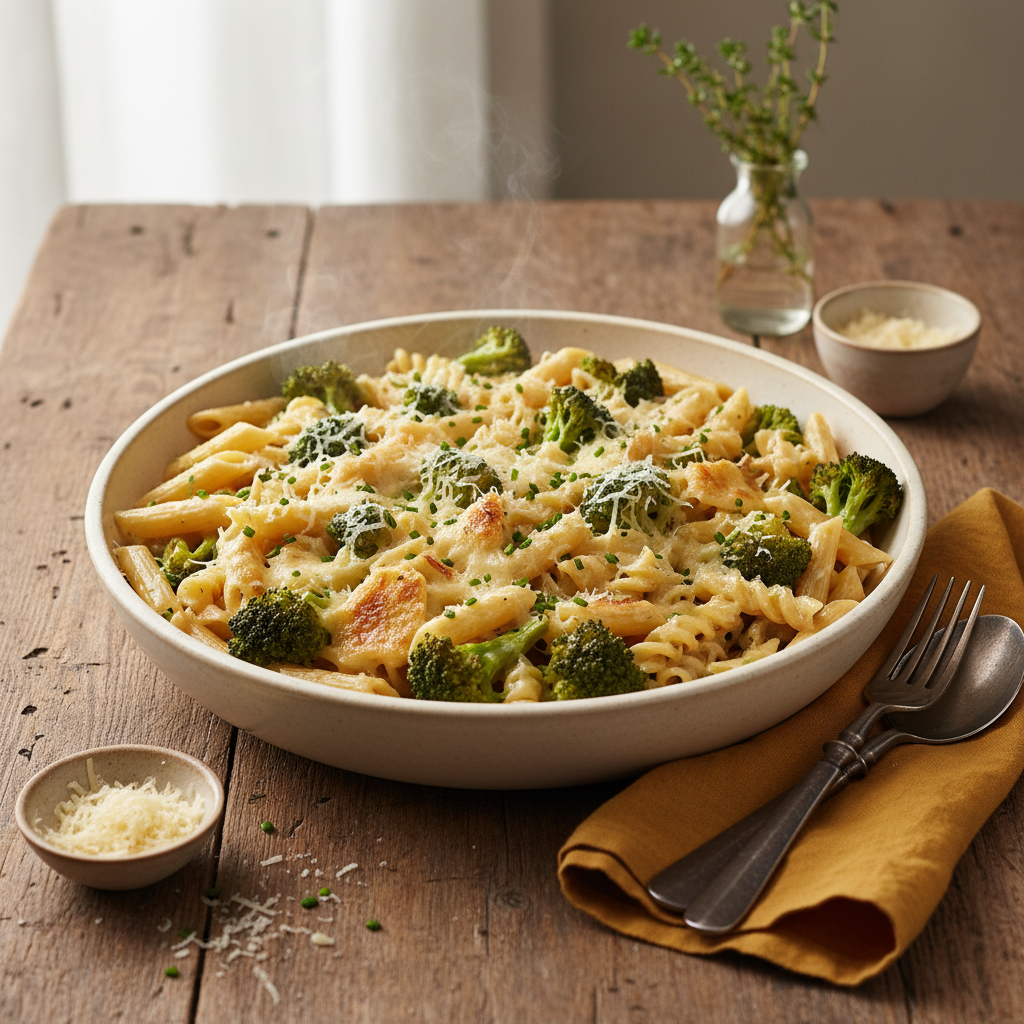 Pâtes au Gruyère et Brocoli