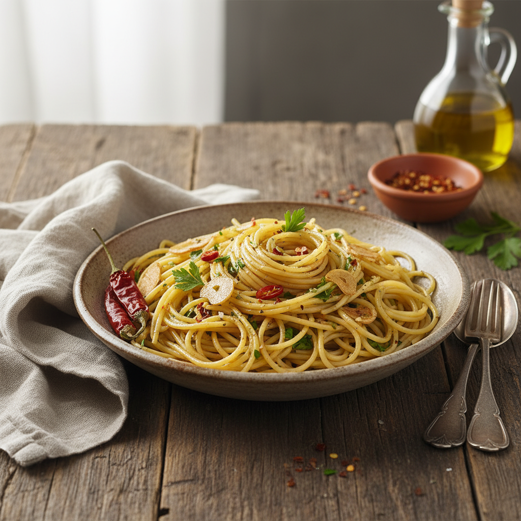 Pâtes à l'Aglio e Olio