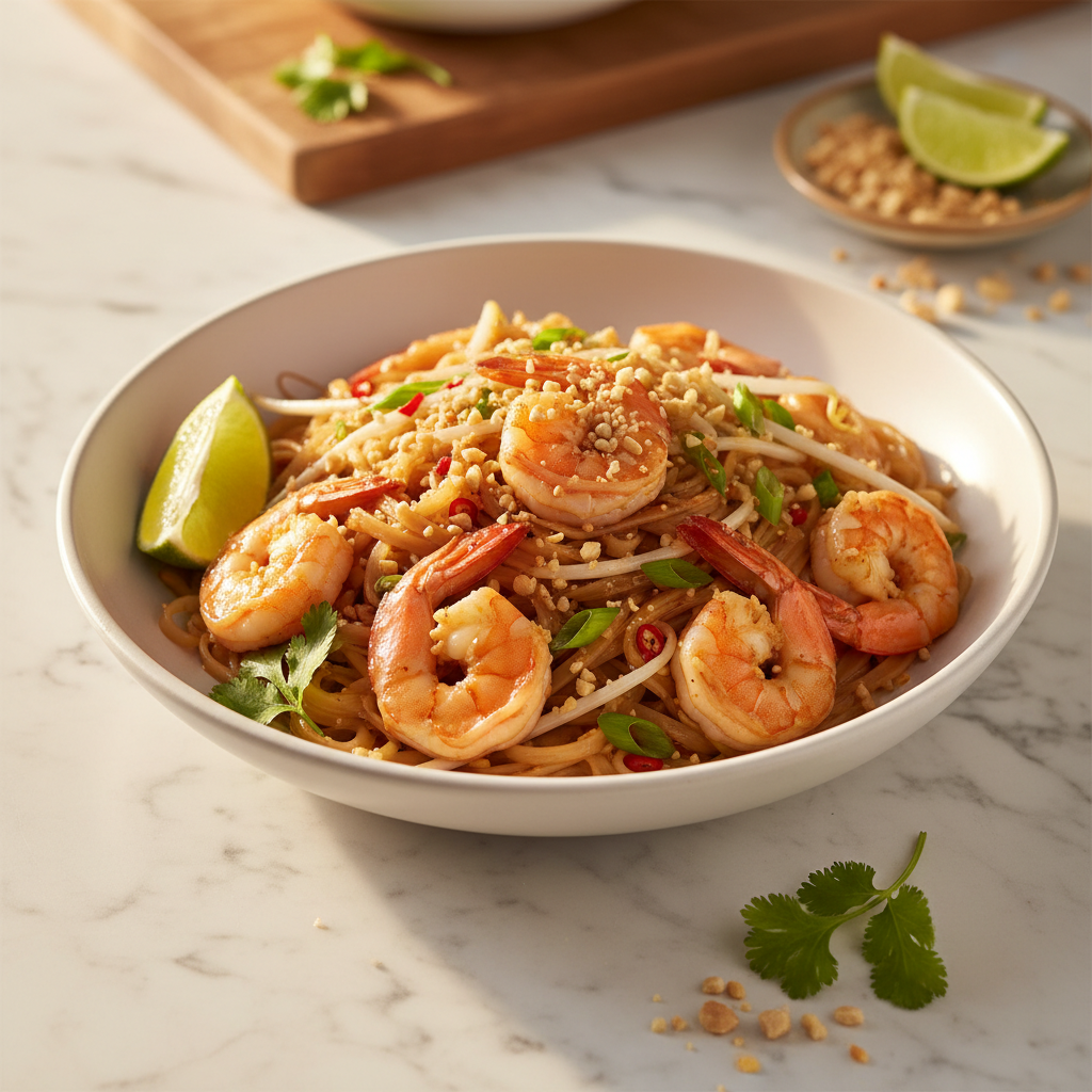 Pad Thaï aux Crevettes