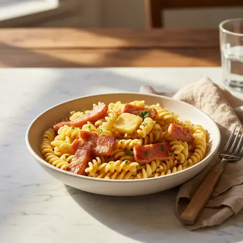 Pasta with Ham and Butter