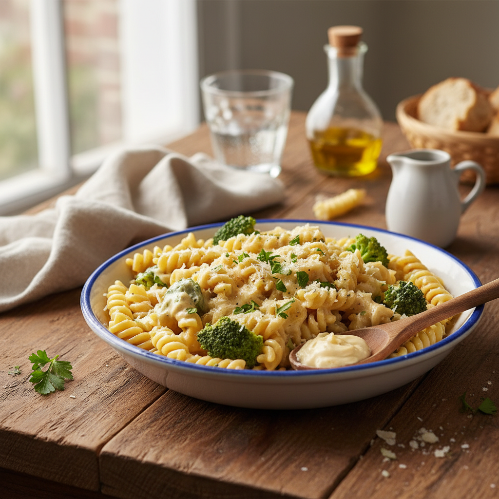 Pâtes au Fromage et Brocoli