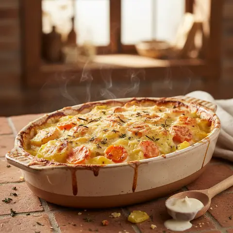 Potato and Carrot Gratin