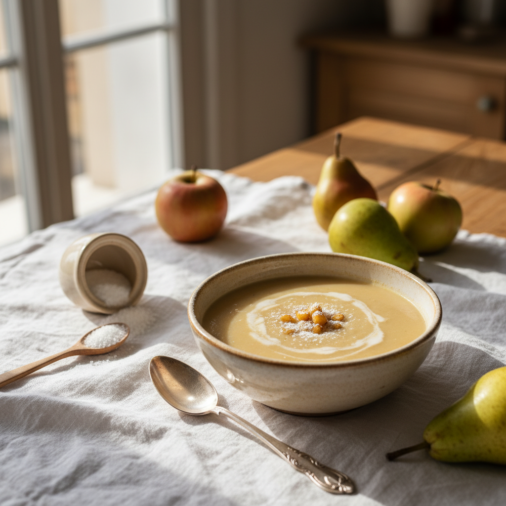 Soupe Crémeuse Pomme-Poire