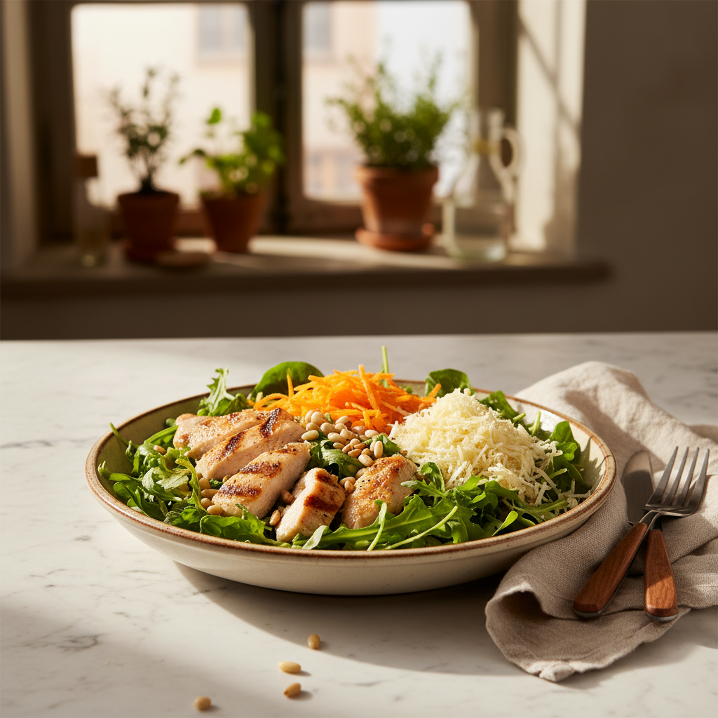 Salade Composée Poulet Gruyère