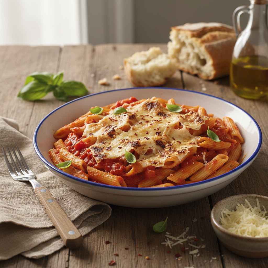 Pâtes à la Tomate et Comté