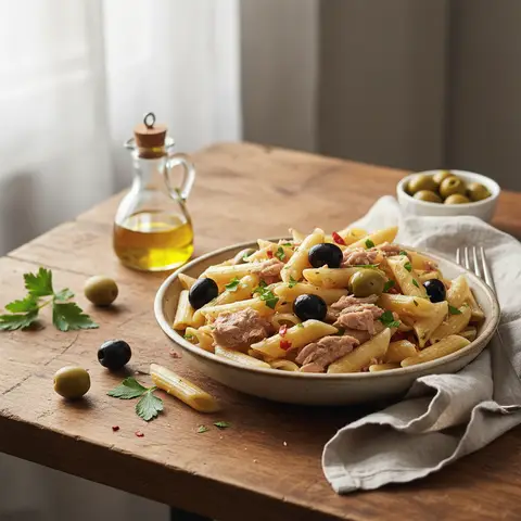 Pasta with Tuna and Olives