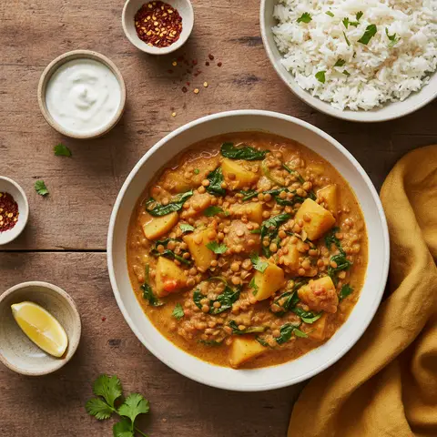Asian Lentil and Vegetable Curry