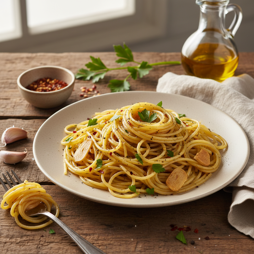 Pâtes Aglio e Olio
