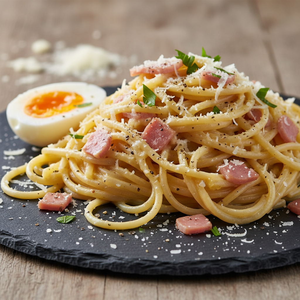 Pâtes à la Carbonara Simplifiée