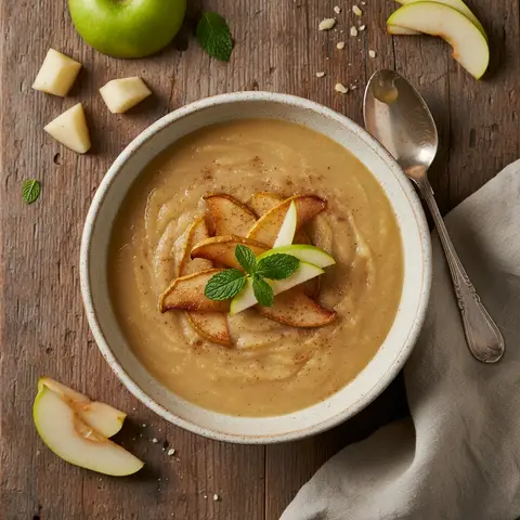 Caramelized Apple and Pear Soup