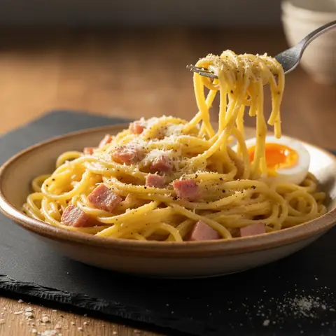 Simplified Carbonara Pasta