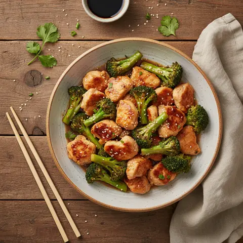Stir-Fried Chicken with Broccoli