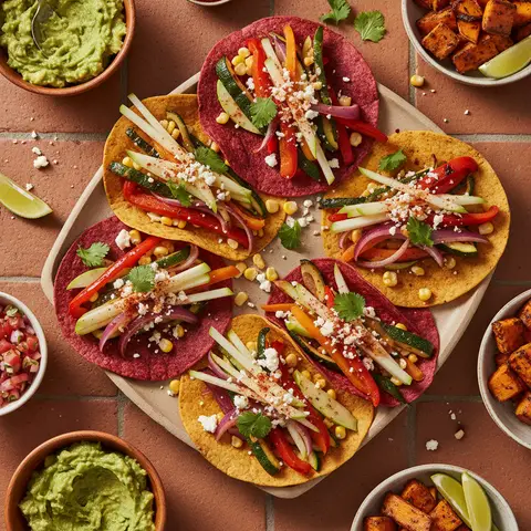 Mexican-Style Vegetarian Wraps