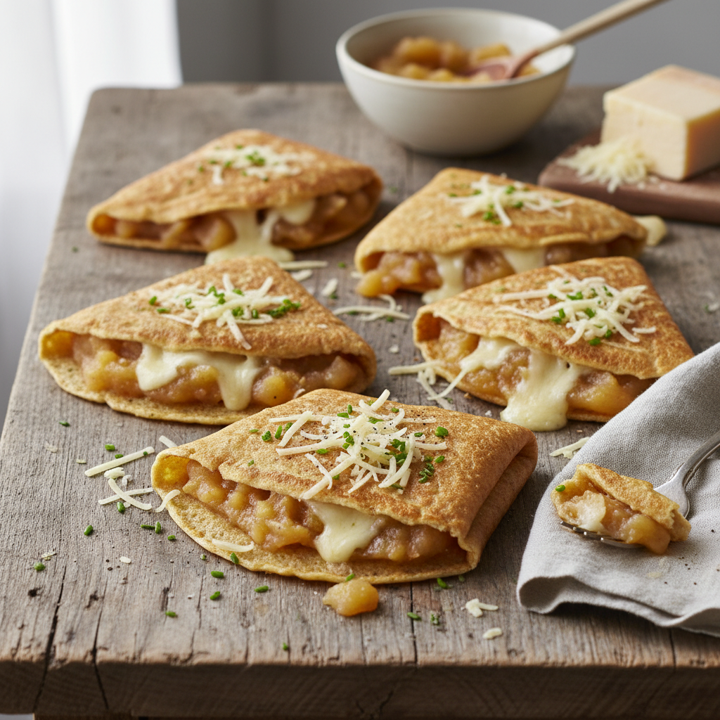 Galettes Bretonnes aux Pommes et Gruyère