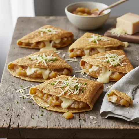 Breton Apple and Gruyère Galettes