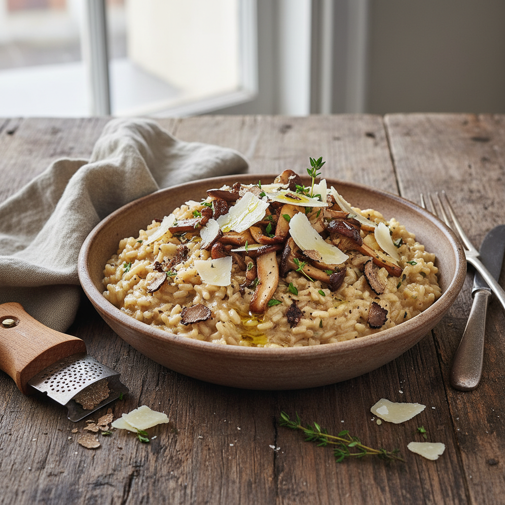Risotto à la Truffe et Champignons