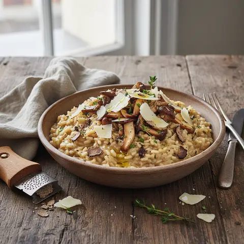 Risotto mit Trüffel und Pilzen