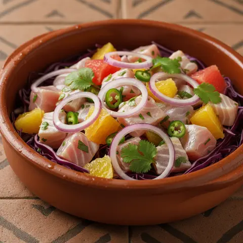 Sea Bream Ceviche Bowl with Citrus