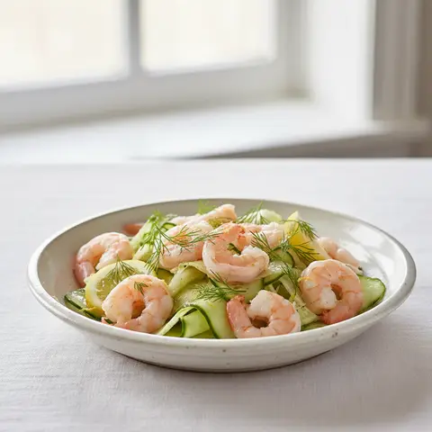 Nordic Shrimp and Fennel Salad with Dill